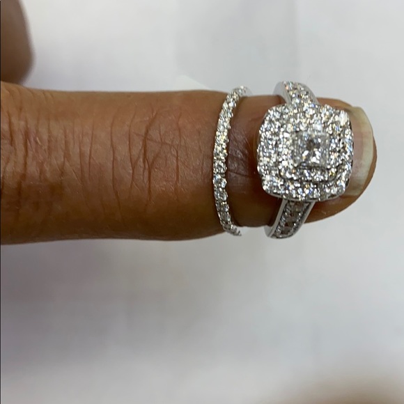 NEW Diamonds Bridal Set White Gold - Picture 6 of 8